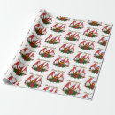 Search for cute holiday wrapping paper Gnomes