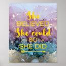 Search for she believed she could art Inspirational