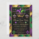 Search for mardi gras sweet 16 invitations Carnival