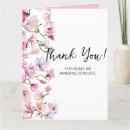 Search for teachers appreciation cards Floral