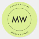 Search for rustic monogram stickers Minimalist