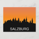 Search for city silhouette postcards Illustration