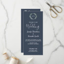 Search for navy wedding programs Rustic