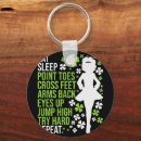 Search for irish dancers key rings Shamrock