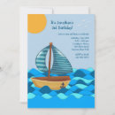 Search for sail boat baby shower invitations Waves