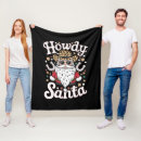 Search for cowboy blankets Santa