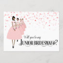 Search for junior bridesmaid cards Pink