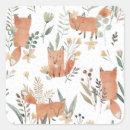 Search for fox pattern stickers Forest