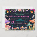 Search for enchanted birthday invitations Mushroom
