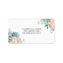 Search for peony wedding return address labels Modern