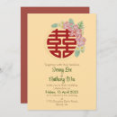 Search for double happiness wedding invitations Modern