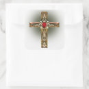 Search for religious cross wedding stickers Elegant
