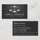 Search for scale business cards Law firm