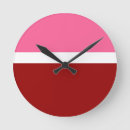 Search for maroon red clocks Plain