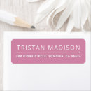 Search for sophisticated return address labels Stylish