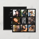 Search for family birthday invitations Black and white