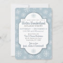 Search for winter wonderland seasonal invitations Snowflakes