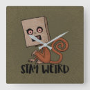 Search for weird clocks Crazy