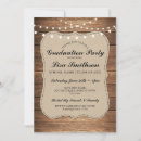 Search for light men invitations Rustic