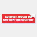 Search for judge bumper stickers Political
