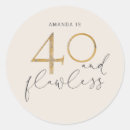 Search for 40th labels Blush pink