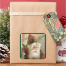 Search for victorian santa claus stickers Merry christmas