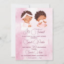 Search for double trouble invitations Pink