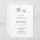 Search for beach engagement party invitations Watercolor