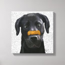Search for black labrador canvas prints Antique