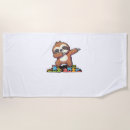 Search for sloth beach towels Kawaii