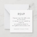 Search for plain white rsvp cards Elegant