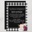 Search for black and white buffalo plaid invitations Flannel