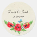 Search for vintage poppies stickers Rustic
