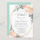 Search for mint and gold bridal shower invitations Elegant