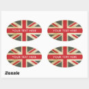 Search for oval vintage stickers Flag