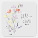 Search for watercolor wildflower stickers Garden