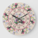 Search for romantic floral design clocks Flower