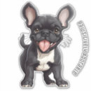 Search for black white bulldog stickers Cute