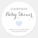 Search for baby blue shower stickers Thank you