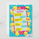 Search for omg birthday invitations Emoji birthday party