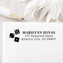 Search for die return address labels Black and white