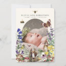 Search for bee birth announcement cards Butterfly