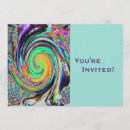 Search for psychedelic birthday invitations Spiral