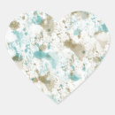 Search for abstract watercolor stickers Aqua