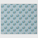 Search for boat wrapping paper Blue