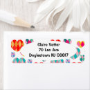 Search for green heart return address labels Hearts