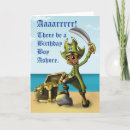 Search for pirate birthday cards Black