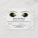 Search for eyelash referral cards Beauty