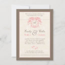 Search for pale brown invitations Damask