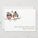 Search for owl christmas cards Animals